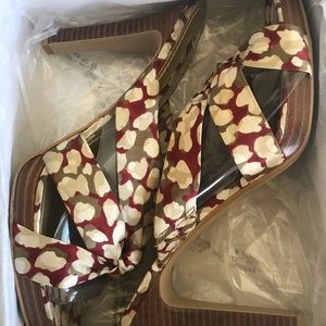Nine West Rosalie Multicolor Satin Sandal